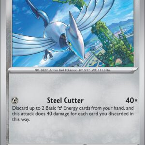 Karta Pokémon: Pitch Black - 060 - Skarmory (Reverse Holo)