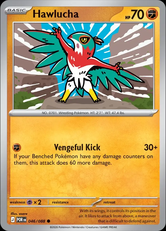 Karta Pokémon: Perfect Order - 046 - Hawlucha
