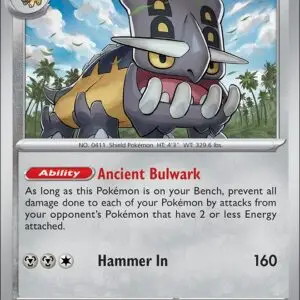 Karta Pokémon: Pitch Black - 062 - Bastiodon (Reverse Holo)