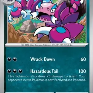 Karta Pokémon: Perfect Order - 052 - Drapion (Reverse Holo)
