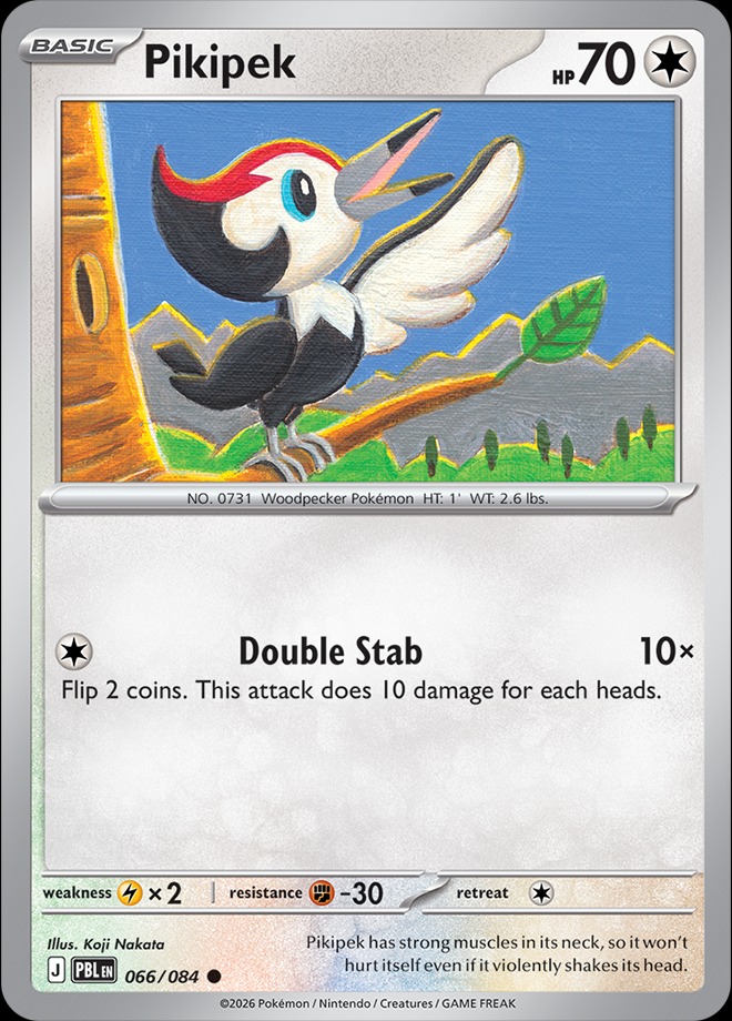 Karta Pokémon: Pitch Black - 066 - Pikipek (Reverse Holo)