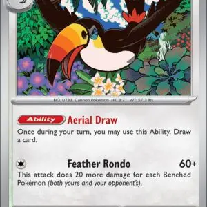 Karta Pokémon: Pitch Black - 068 - Toucannon (Reverse Holo)