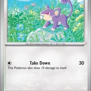 Karta Pokémon: Perfect Order - 060 - Rattata (Reverse Holo)