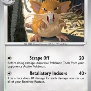 Karta Pokémon: Perfect Order - 061 - Raticate (Reverse Holo)