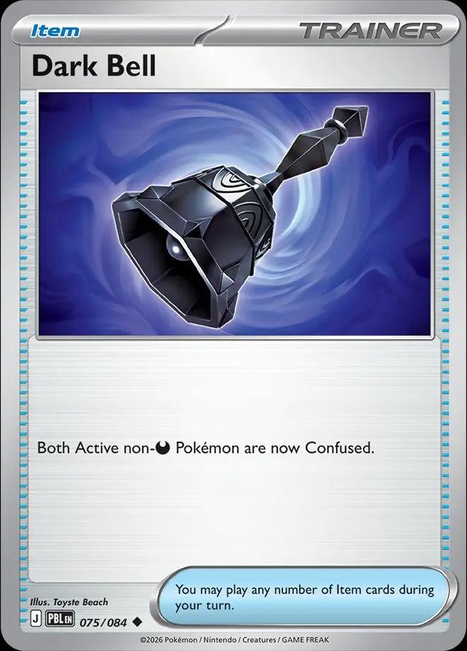 Karta Pokémon: Pitch Black - 075 - Dark Bell