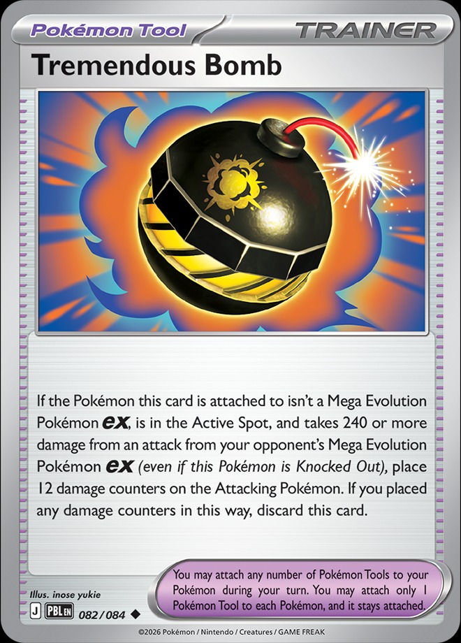 Karta Pokémon: Pitch Black - 082 - Tremendous Bomb