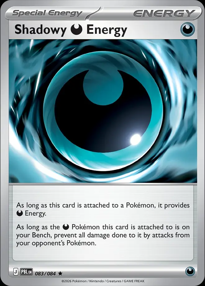 Karta Pokémon: Pitch Black - 083 - Shadowy Darkness Energy (Reverse Holo)