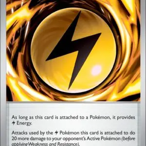Karta Pokémon: Pitch Black - 084 - Voltaic Lightning Energy (Reverse Holo)