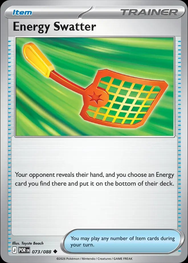 Karta Pokémon: Perfect Order - 073 - Energy Swatter (Reverse Holo)