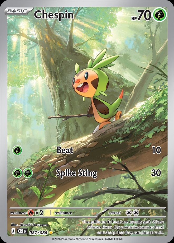 Karta Pokémon: Chaos Rising - 087 - Chespin