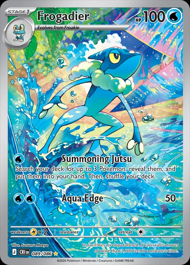 Karta Pokémon: Chaos Rising - 089 - Frogadier