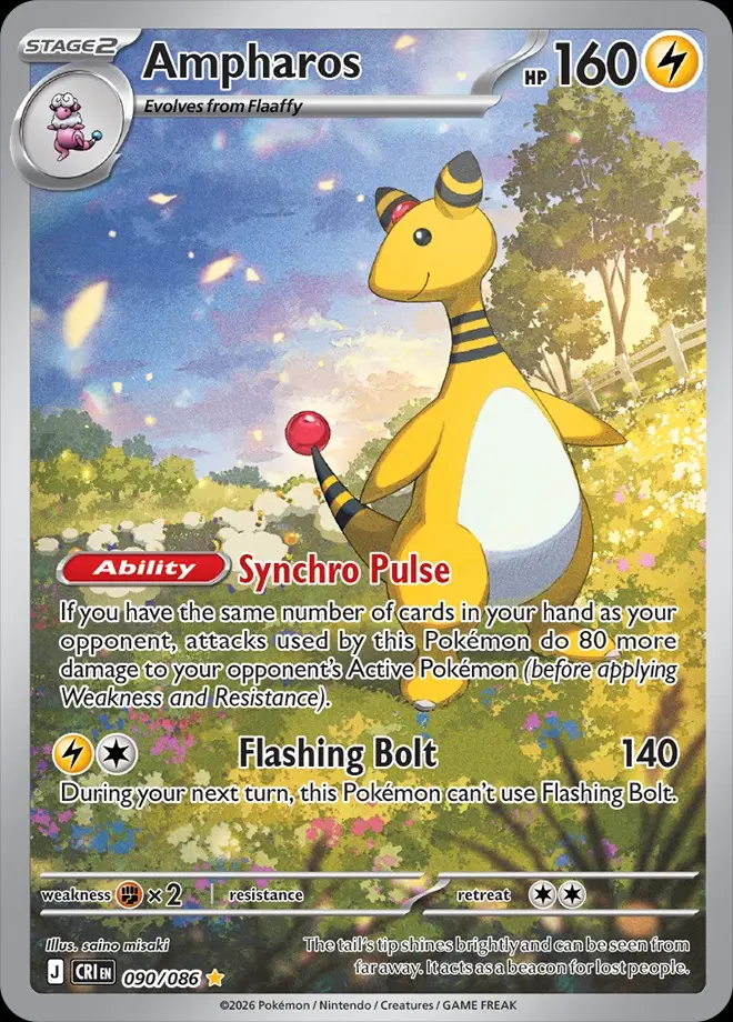Karta Pokémon: Chaos Rising - 090 - Ampharos