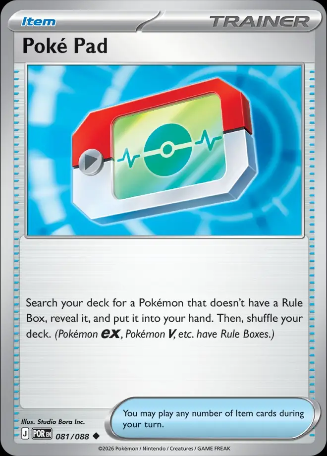 Karta Pokémon: Perfect Order - 081 - Poké Pad