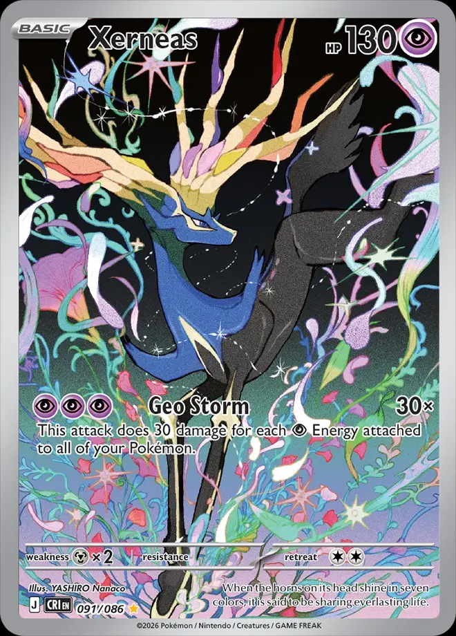 Karta Pokémon: Chaos Rising - 091 - Xerneas