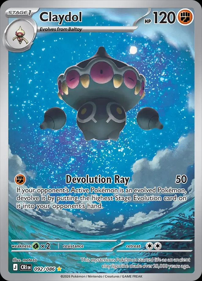 Karta Pokémon: Chaos Rising - 092 - Claydol