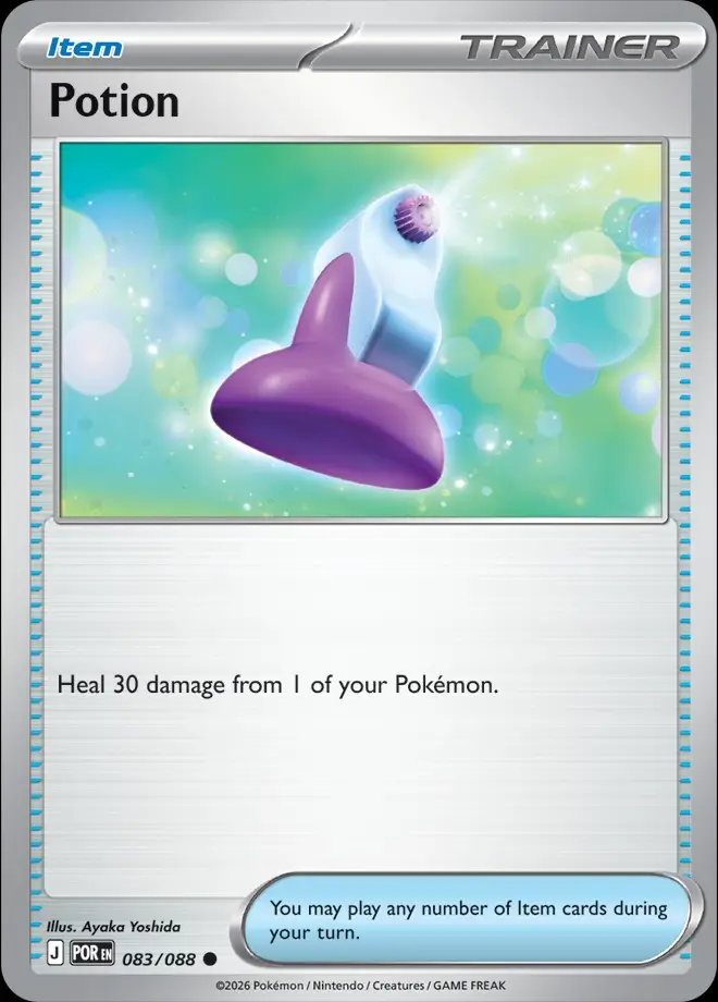 Karta Pokémon: Perfect Order - 083 - Potion (Reverse Holo)