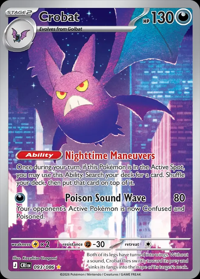 Karta Pokémon: Chaos Rising - 093 - Crobat