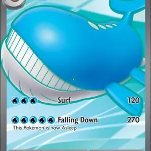 Karta Pokémon: Pitch Black - 097 - Wailord ex