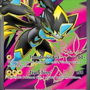 Karta Pokémon: Pitch Black - 098 - Mega Zeraora ex