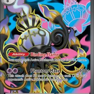 Karta Pokémon: Pitch Black - 099 - Mega Chandelure ex