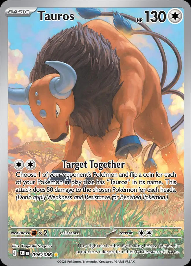 Karta Pokémon: Chaos Rising - 096 - Tauros