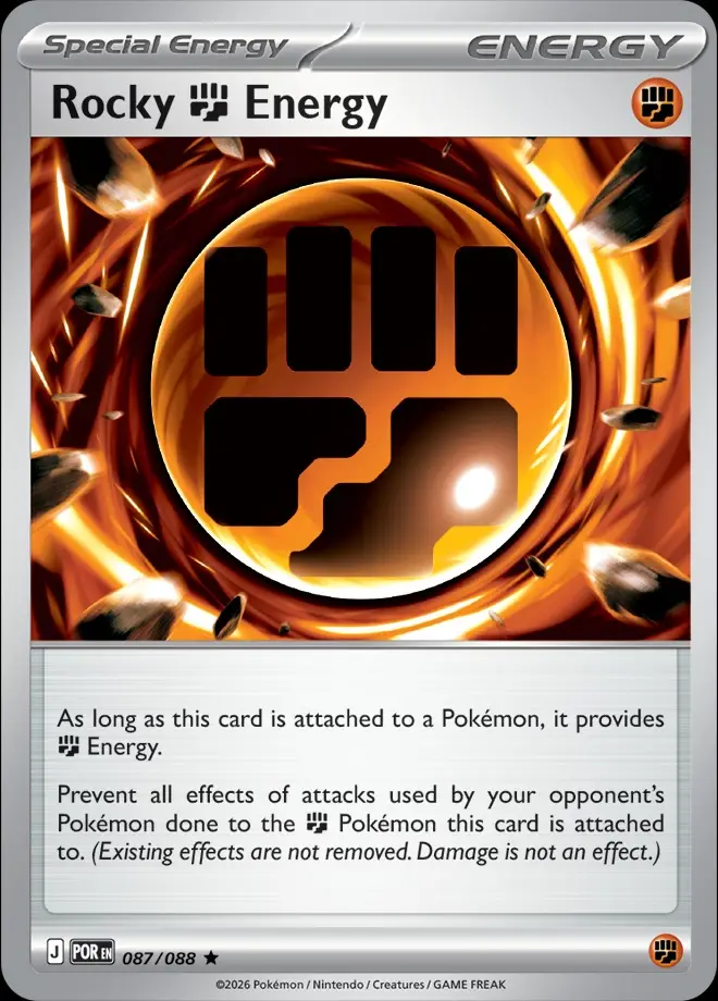 Karta Pokémon: Perfect Order - 087 - Rocky Fighting Energy