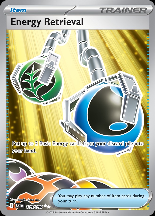 Karta Pokémon: Chaos Rising - 108 - Energy Retrieval