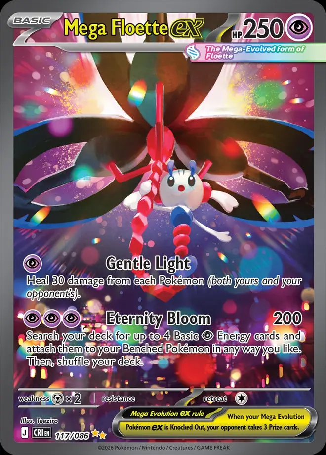 Karta Pokémon: Chaos Rising - 117 - Mega Floette ex