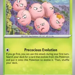 Karta Pokémon: Surging Sparks - 001 - Exeggcute (Reverse Holo)