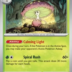 Karta Pokémon: Surging Sparks - 009 - Shiinotic (Reverse Holo)