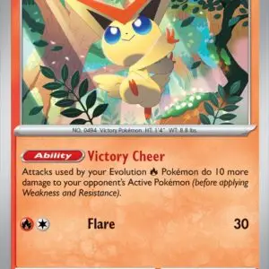 Karta Pokémon: Surging Sparks - 021 - Victini (Reverse Holo)
