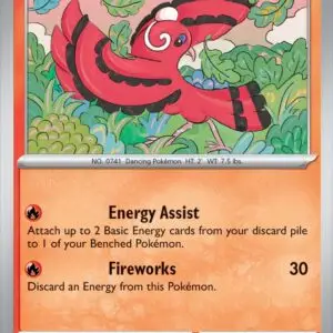 Karta Pokémon: Surging Sparks - 026 - Oricorio (Reverse Holo)