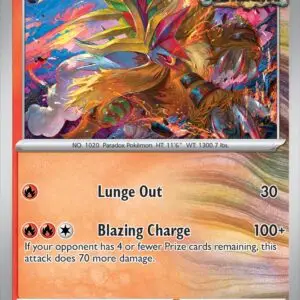 Karta Pokémon: Surging Sparks - 038 - Gouging Fire (Reverse Holo)