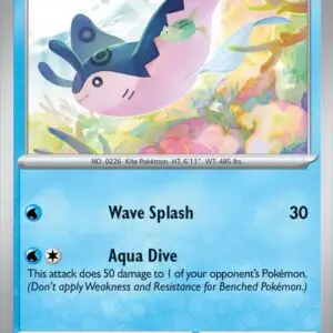 Karta Pokémon: Surging Sparks - 040 - Mantine (Reverse Holo)