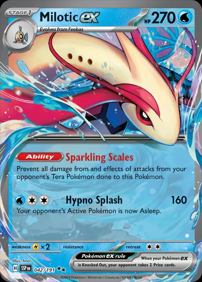 Karta Pokémon: Surging Sparks - 042 - Milotic ex
