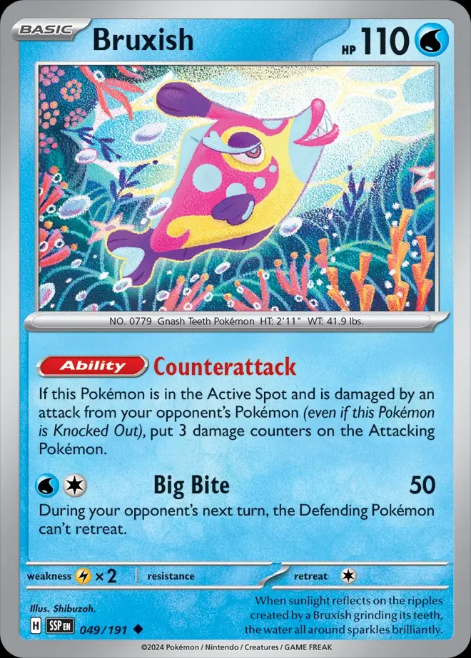 Karta Pokémon: Surging Sparks - 049 - Bruxish