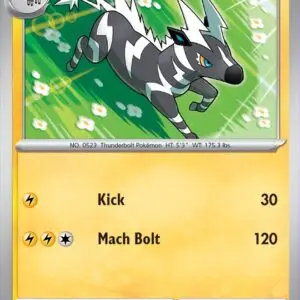 Karta Pokémon: Surging Sparks - 063 - Zebstrika (Reverse Holo)