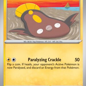 Karta Pokémon: Surging Sparks - 064 - Stunfisk (Reverse Holo)