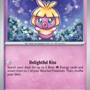 Karta Pokémon: Surging Sparks - 075 - Smoochum (Reverse Holo)