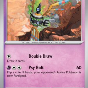 Karta Pokémon: Surging Sparks - 081 - Sigilyph (Reverse Holo)