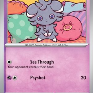 Karta Pokémon: Surging Sparks - 084 - Espurr (Reverse Holo)