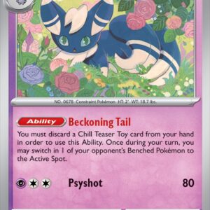 Karta Pokémon: Surging Sparks - 085 - Meowstic (Reverse Holo)