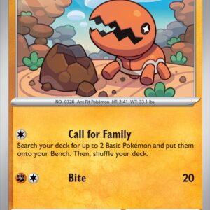 Karta Pokémon: Surging Sparks - 104 - Trapinch (Reverse Holo)