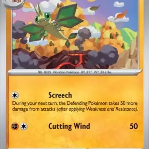 Karta Pokémon: Surging Sparks - 105 - Vibrava (Reverse Holo)