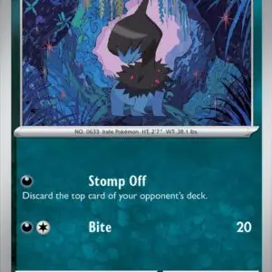 Karta Pokémon: Surging Sparks - 117 - Deino (Reverse Holo)