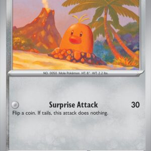 Karta Pokémon: Surging Sparks - 122 - Alolan Diglett (Reverse Holo)