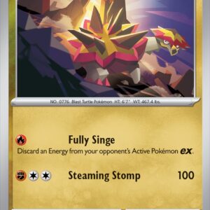 Karta Pokémon: Surging Sparks - 137 - Turtonator (Reverse Holo)