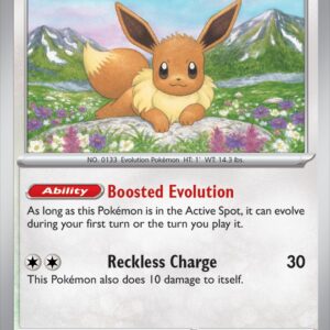 Karta Pokémon: Surging Sparks - 143 - Eevee (Reverse Holo)