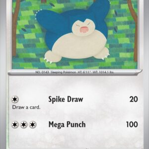 Karta Pokémon: Surging Sparks - 144 - Snorlax (Reverse Holo)