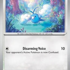 Karta Pokémon: Surging Sparks - 148 - Swablu (Reverse Holo)